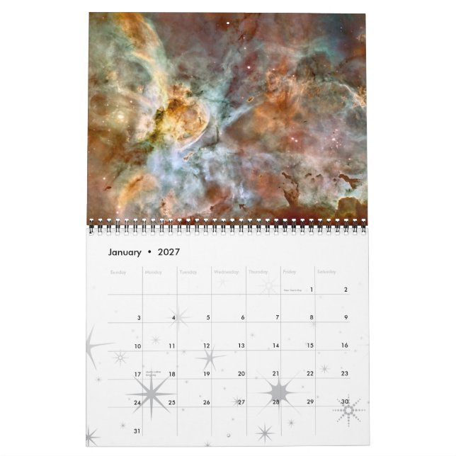 The Hubble Space Telescope Calendar (Jan 2027)