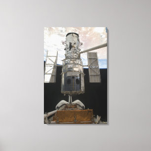 The Hubble Space Telescope Space Shuttle Atlant Canvas Print