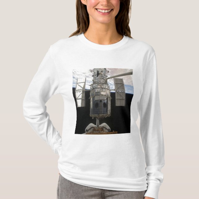 The Hubble Space Telescope Space Shuttle Atlant T-Shirt (Front)