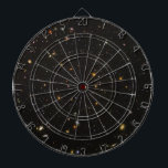 The Hubble Ultra Deep Field Space Image Dartboard<br><div class="desc">The Hubble Ultra-Deep Field (HUDF) is an image of a small region of space in the constellation Fornax, composited from Hubble Space Telescope data accumulated over a period from September 24, 2003, through to January 16, 2004. Looking back approximately 13 billion years (between 400 and 800 million years after the...</div>
