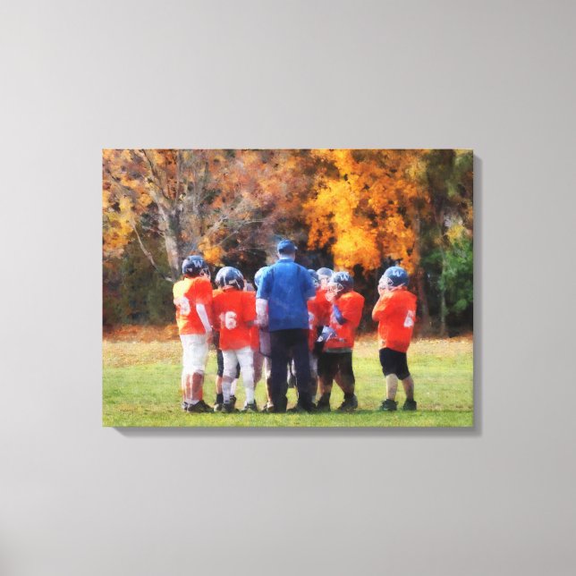 The Huddle Canvas Print (Front)