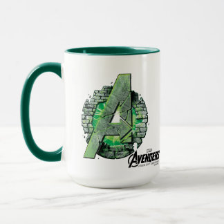 The Hulk Themed Avengers Logo Mug