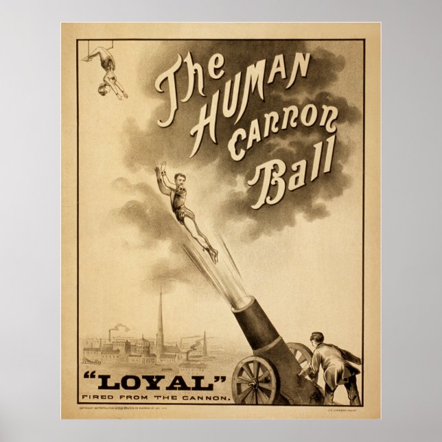 The Human Cannon Ball Poster (Front)