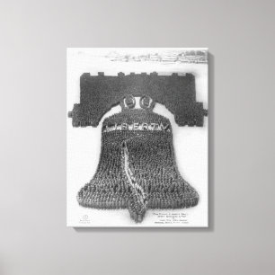 The Human Liberty Bell at Camp/Fort Dix Print