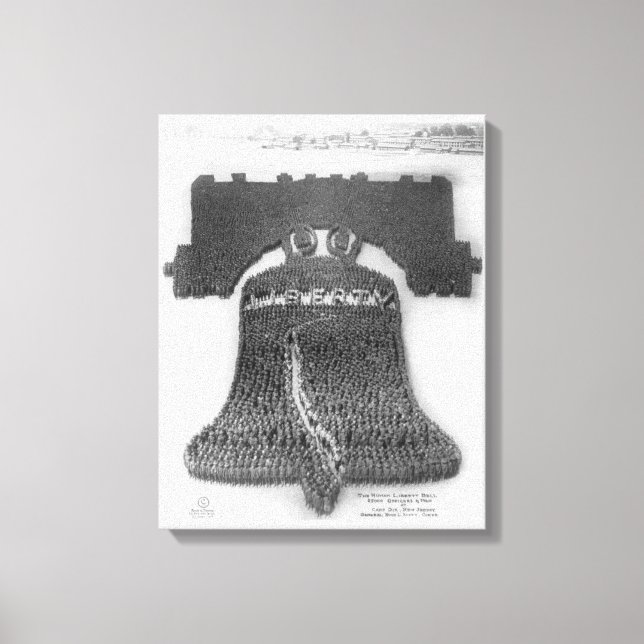 The Human Liberty Bell at Camp/Fort Dix Print (Front)