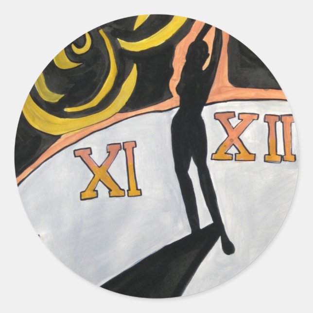 The Human Sundial Stickers (Front)