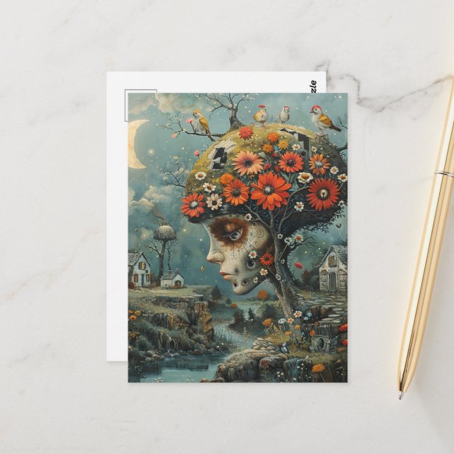 The Human Tree Postcard (Front/Back In Situ)