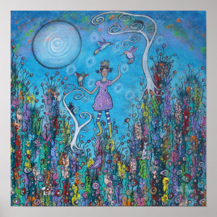The Hummingbird Queen Poster