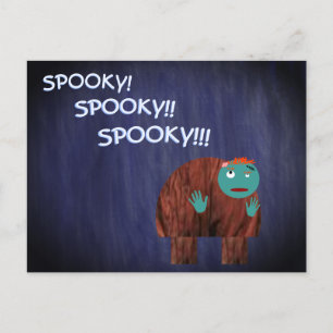 The Hunchback as a Zombie  Holiday Postcard