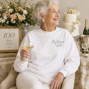 The Hundred Club Vintage 100th Birthday Sweatshirt