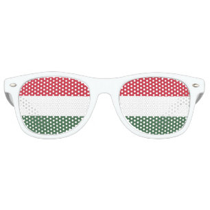 The Hungarian tricolour Flag of Hungary Retro Sunglasses