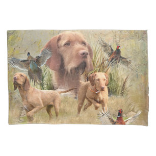 The Hungarian Wirehaired Vizsla  Pillowcase