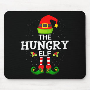 The Hungry Elf Christmas Family Matching Pajama  Mouse Pad