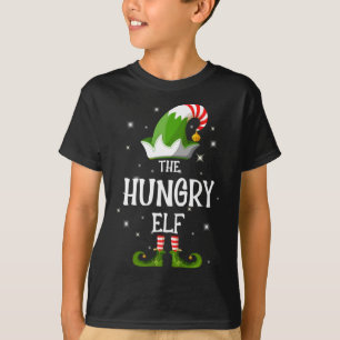 The Hungry Elf Family Matching Christmas T-Shirt