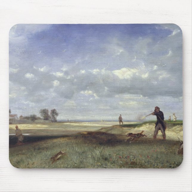 The Hunt, 1847 Mouse Pad (Front)