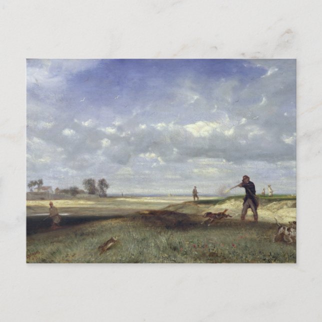 The Hunt, 1847 Postcard (Front)