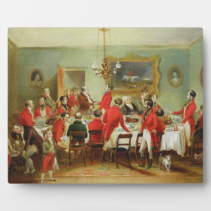 The Hunt Breakfast, Bachelor's Hall, 1836 (oil on Plaque