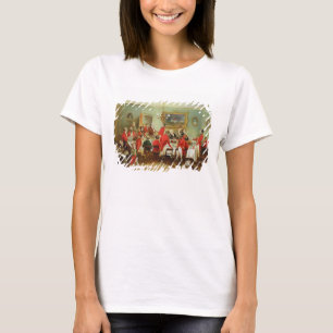 The Hunt Breakfast, Bachelor's Hall, 1836 (oil on T-Shirt