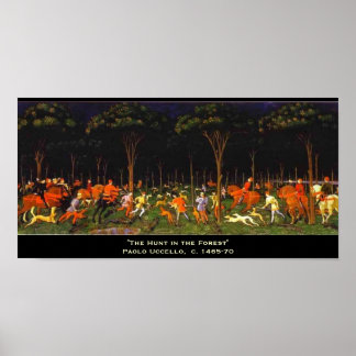 The Hunt in the Forest Poster