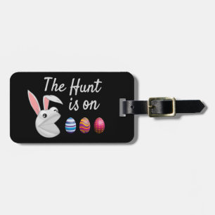 The hunt is on Easter Bunny Egg Hunt Luggage Tag
