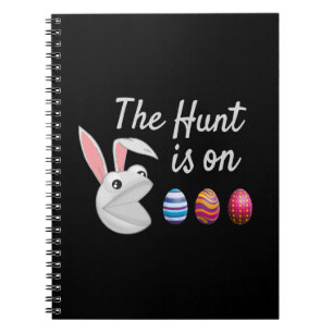 The hunt is on Easter Bunny Egg Hunt Notebook