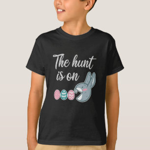 The hunt is on Easter Rabbit Egg Hunt T-Shirt