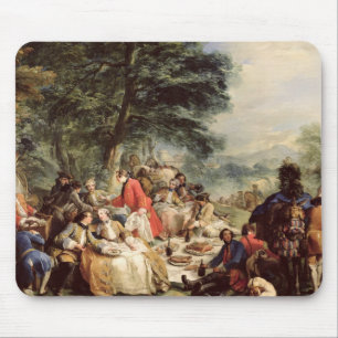 The Hunt Lunch, 1737 Mouse Pad