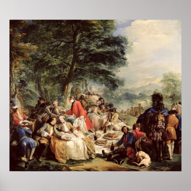 The Hunt Lunch, 1737 Poster (Front)