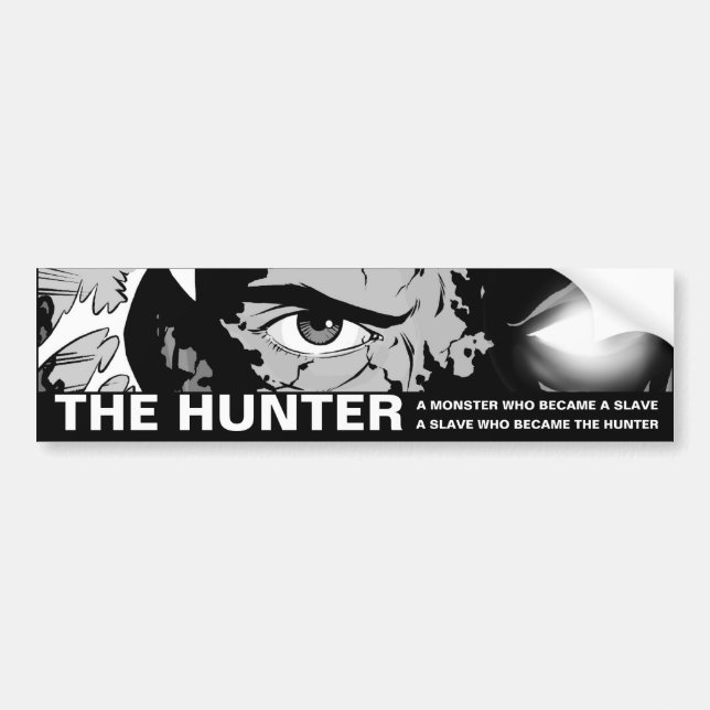 The Hunter bumper sticker (Front)