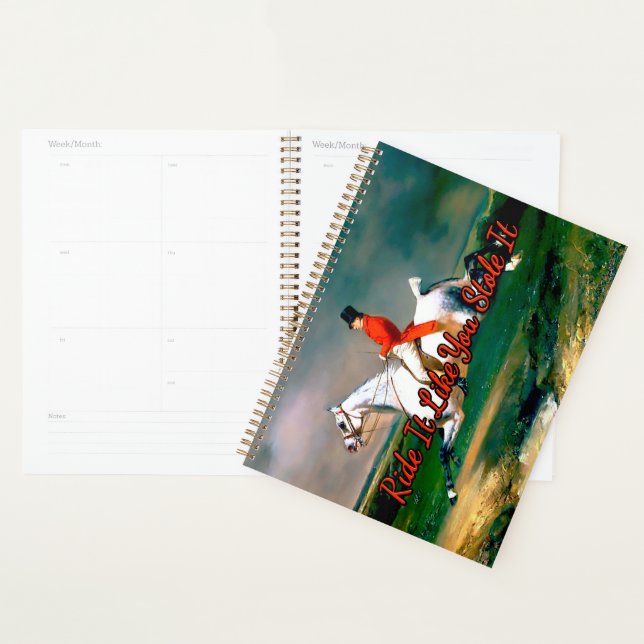 The Hunter by Alfred De Dreux   Planner (Display)