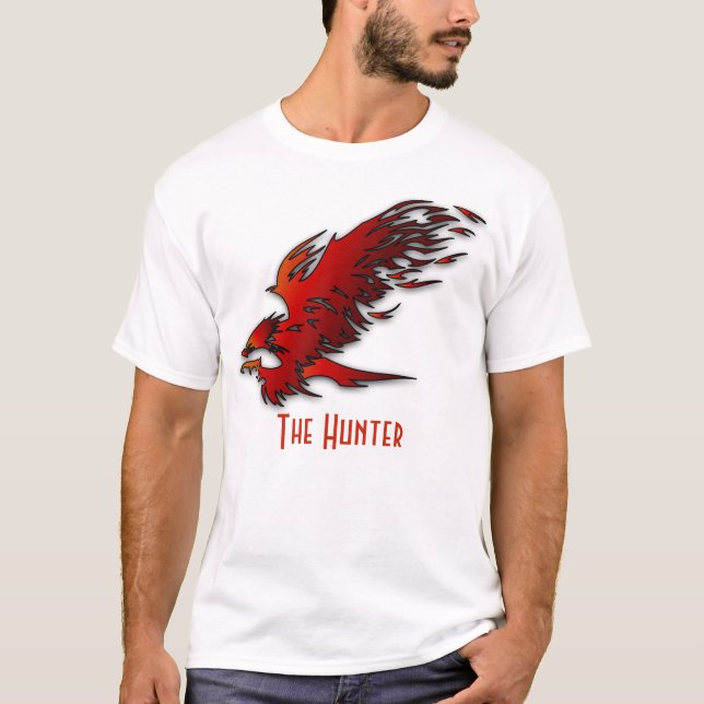 The Hunter Eagle design Men's Basic T-Shirt (Front)