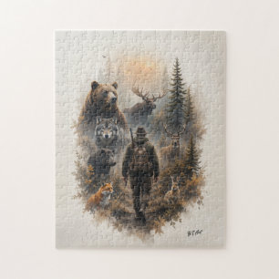 The Hunter , Into the Wild Silence Jigsaw Puzzle