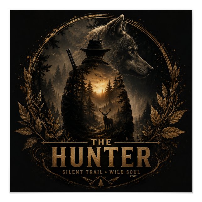 The Hunter , Into the Wild Silence  Poster (Front)