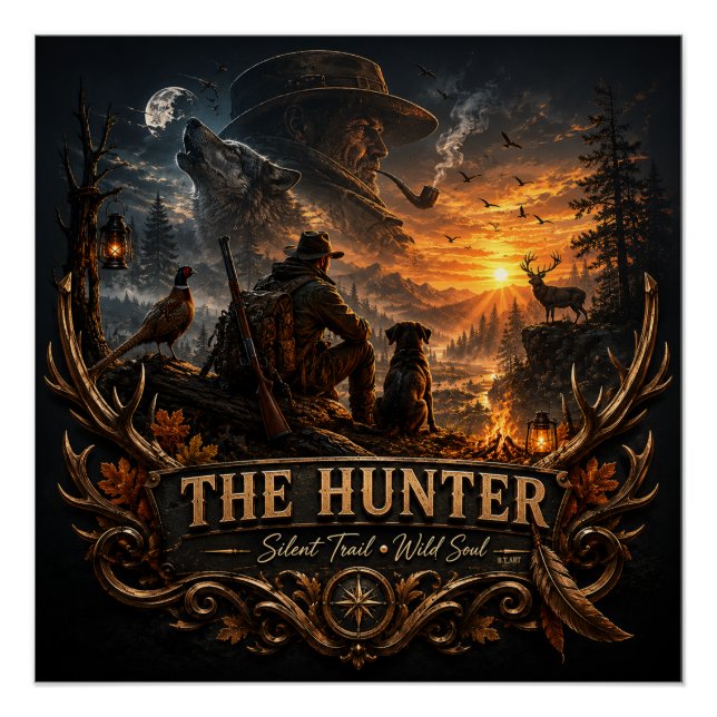 The Hunter , Into the Wild Silence  Poster (Front)