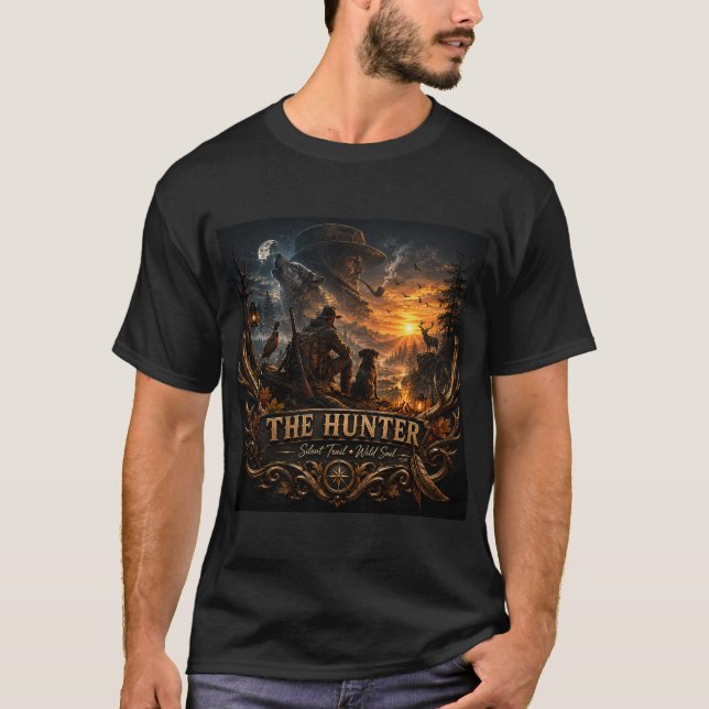 The Hunter , Into the Wild Silence  T-Shirt (Front)