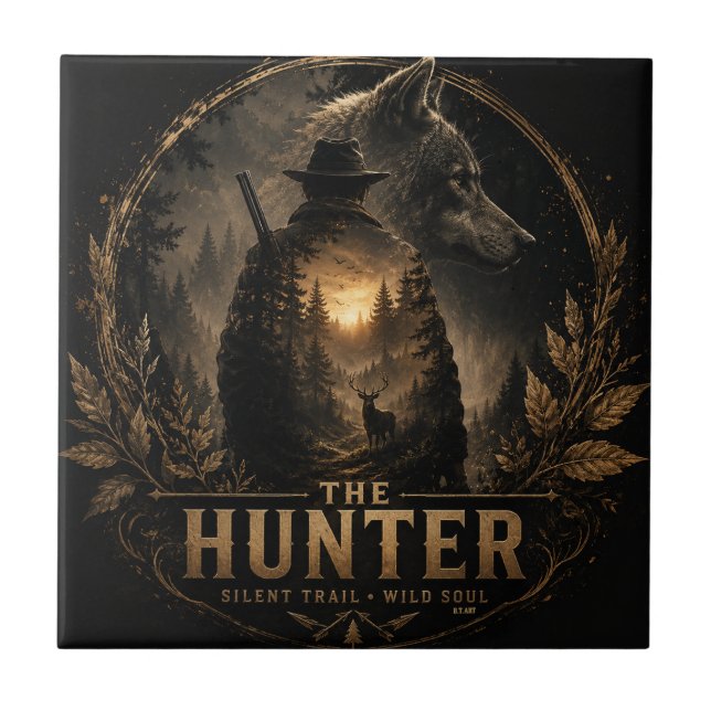 The Hunter , Into the Wild Silence  Tile (Front)