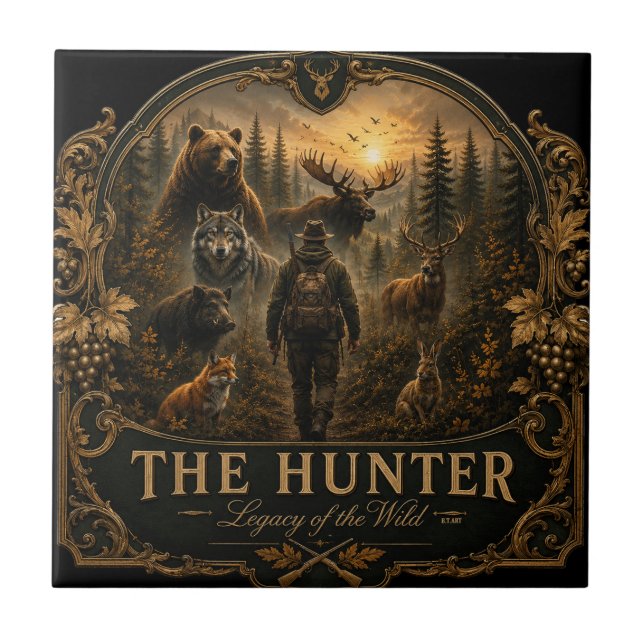 The Hunter , Into the Wild Silence  Tile (Front)