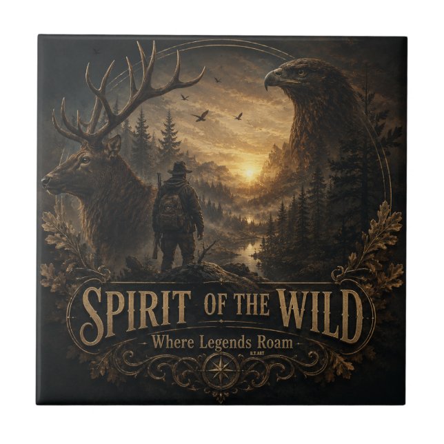 The Hunter , Into the Wild Silence  Tile (Front)