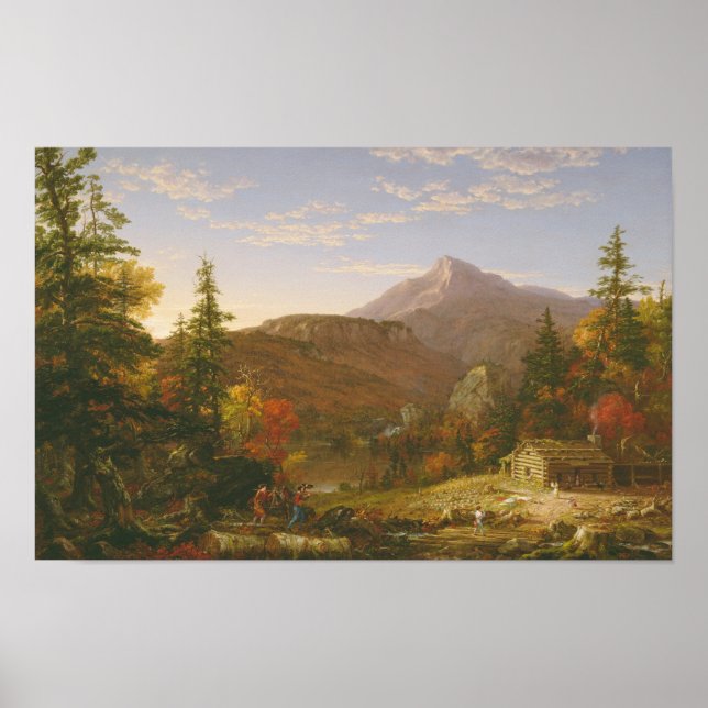 The Hunter’s Return (1845) — Thomas Cole Poster (Front)