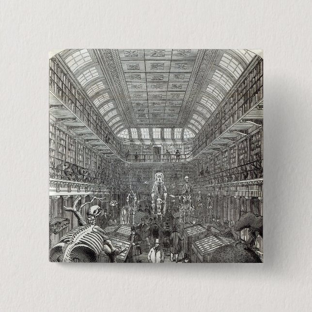 The Hunterian Museum 15 Cm Square Badge (Front)