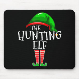 The Hunting Elf Family Matching Group Christmas Gi Mouse Pad