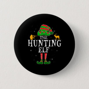 The Hunting Elf Group Matching Family Christmas Hu 6 Cm Round Badge