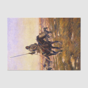 “The Hunting Party” by Charles Russell Tissue Paper