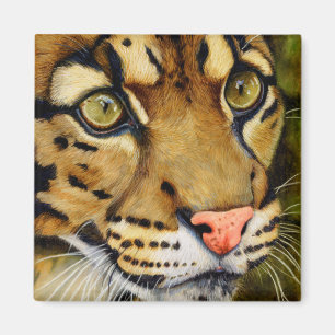 The Huntress - Clouded leopard Magnet