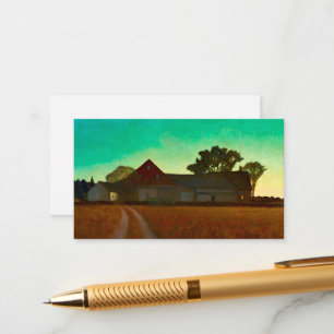 The Hupper Farm by Newell Convers Wyeth Enclosure Card