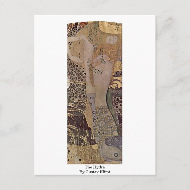 The Hydra By Gustav Klimt Postcard (Front)