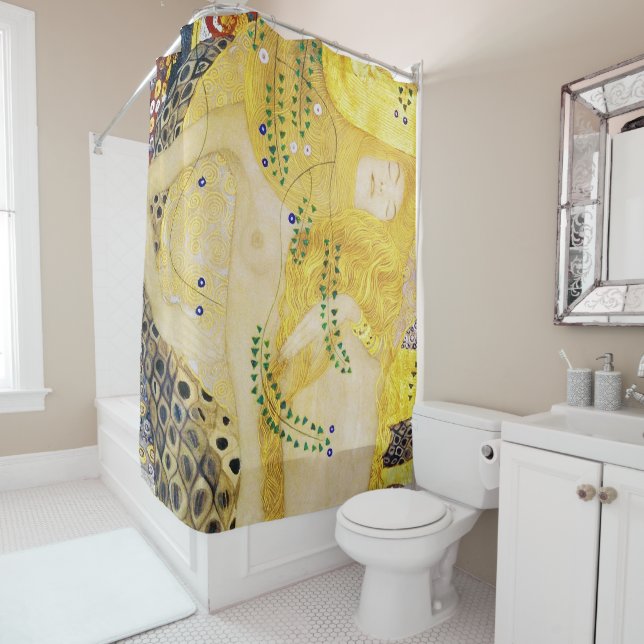 The Hydra, Gustav Klimt Shower Curtain (In Situ)
