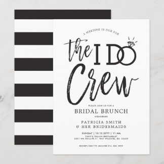 The I Do Crew | Bridal Crew Brunch Invitation