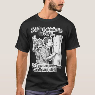 The "I Swear I Didn't" Couple's The Cardboard Shel T-Shirt