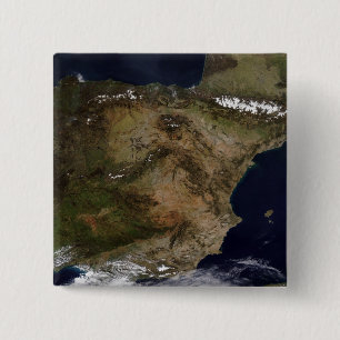The Iberian Peninsula 15 Cm Square Badge